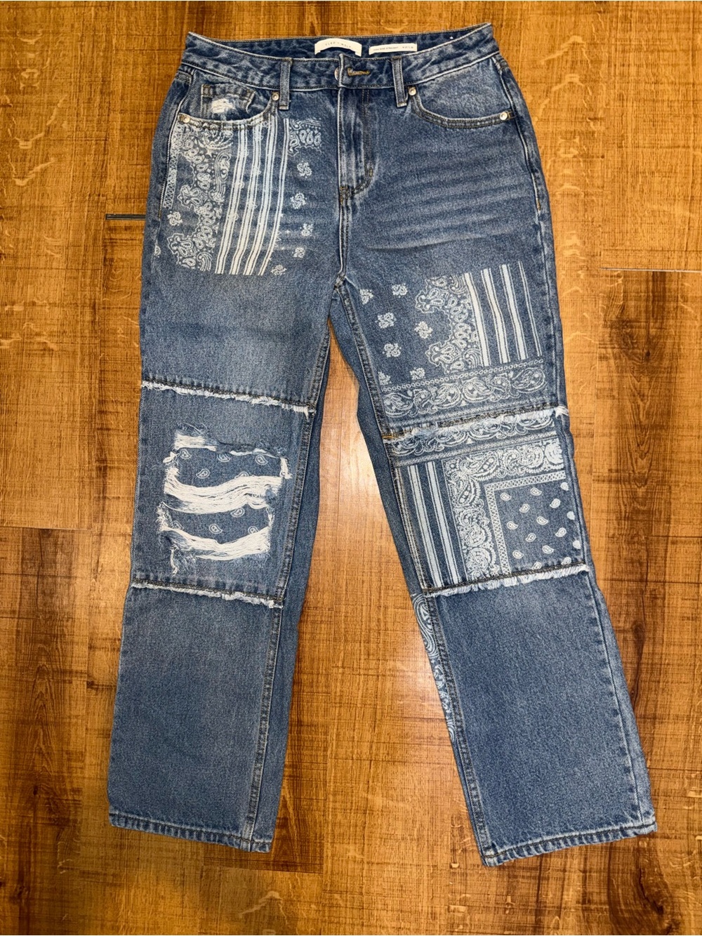 Patchwork Blue Jeans from Boot Barn